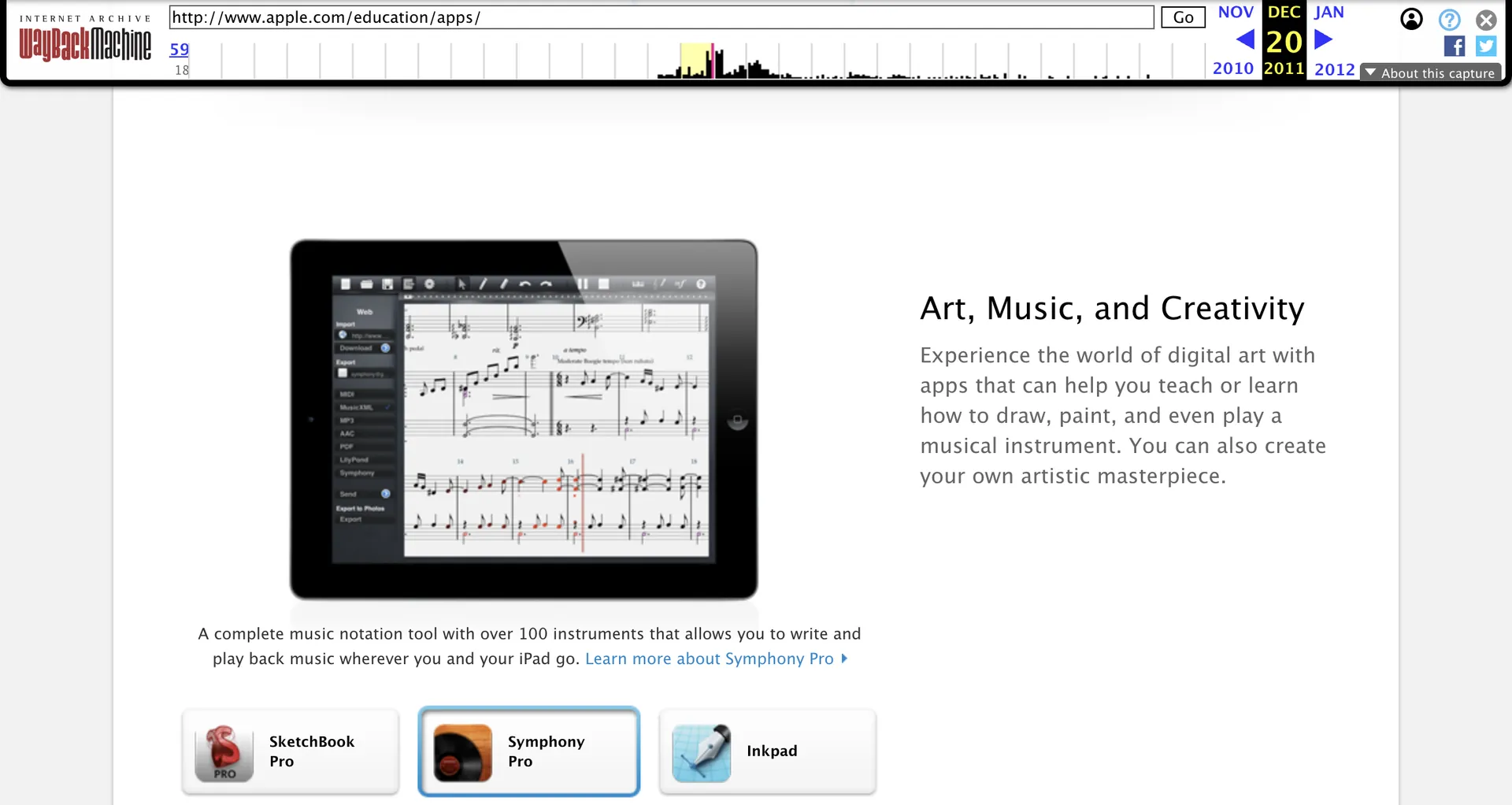 Symphony Pro, featured by Apple on the App Store for 11 months